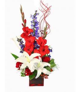 Patriotic Floral Arrangement